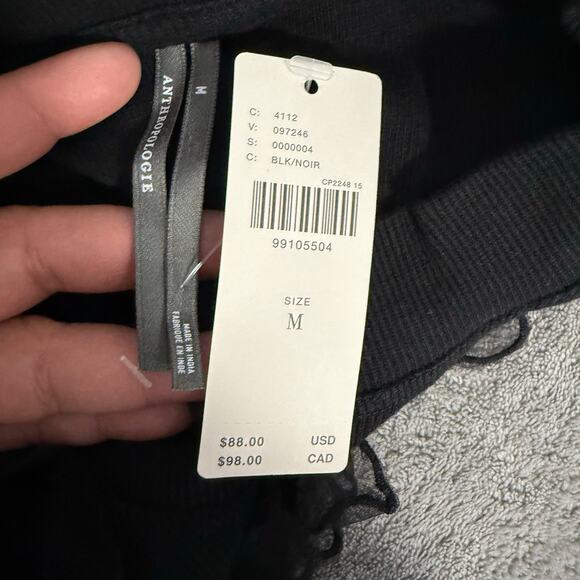 By Anthropologie Sleeveless 3D Floral Appliqué Top, M, 4112972460004 - Picture 4 of 5